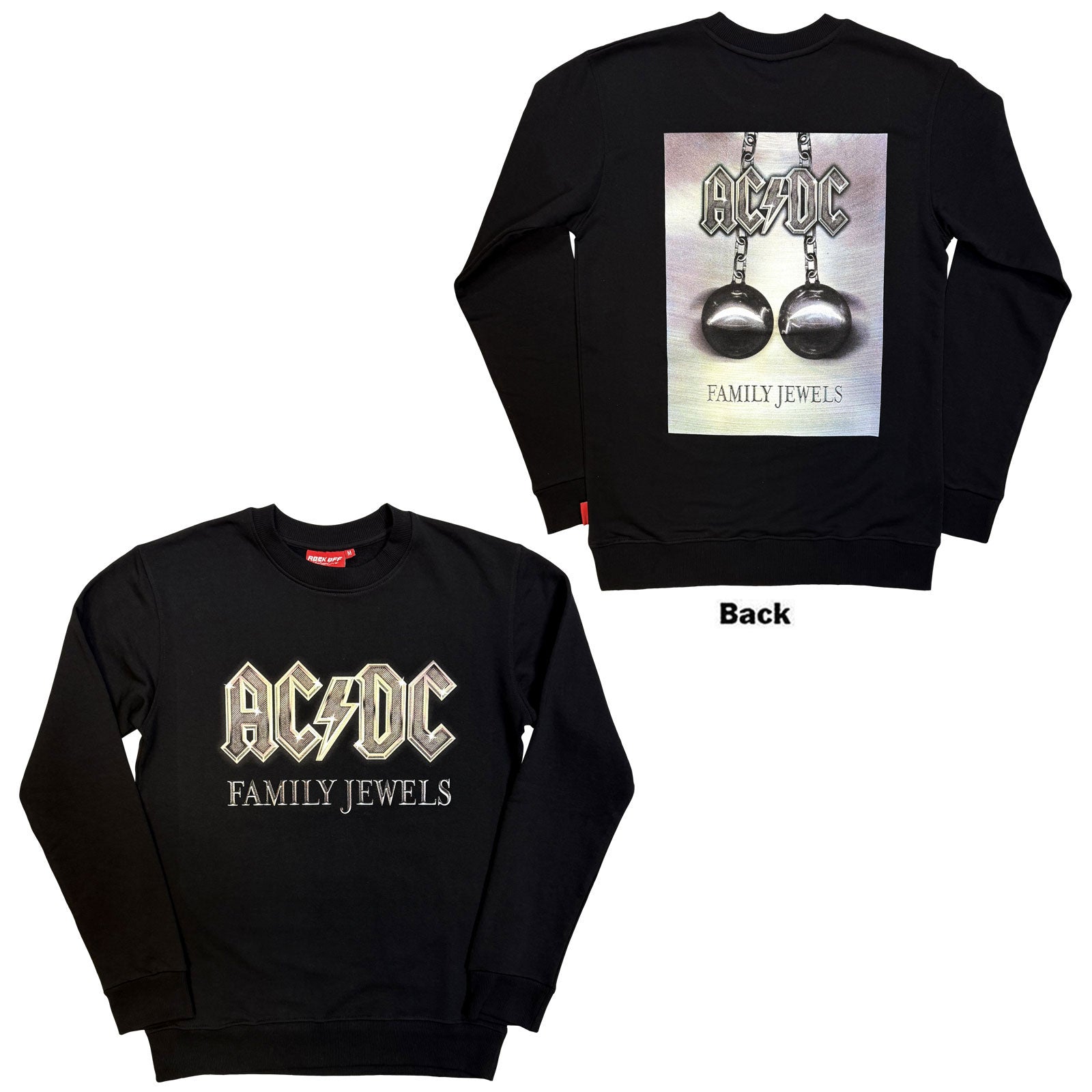 Een foto van een AC/DC Sweatshirt