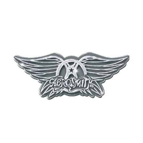 Een foto van een Aerosmith Speld Badge