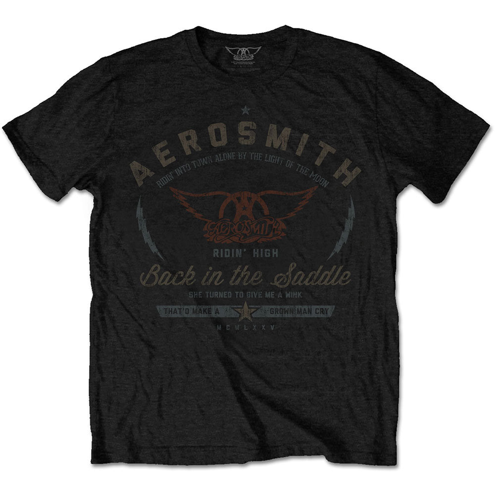 Aerosmith Unisex T-Shirt: Back in the Saddle T-Shirt