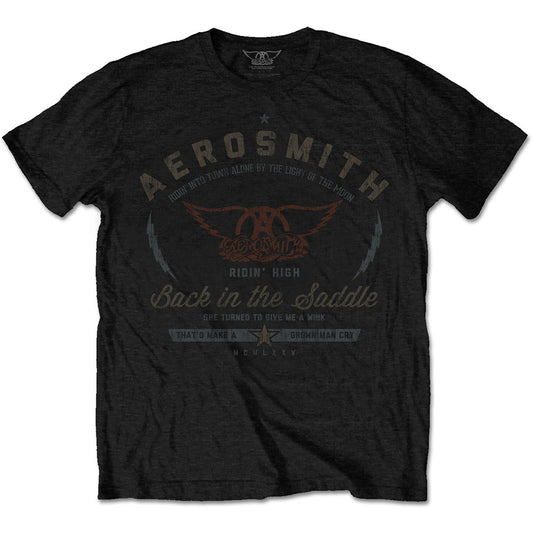 Aerosmith Unisex T-Shirt: Back in the Saddle T-Shirt