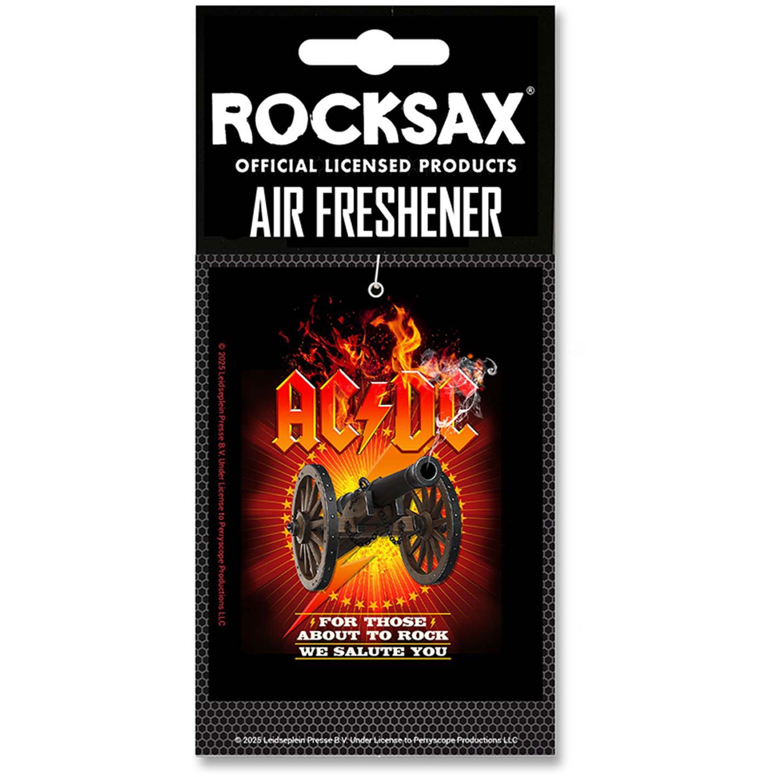 Een foto van een AC/DC Luchtverfrisser