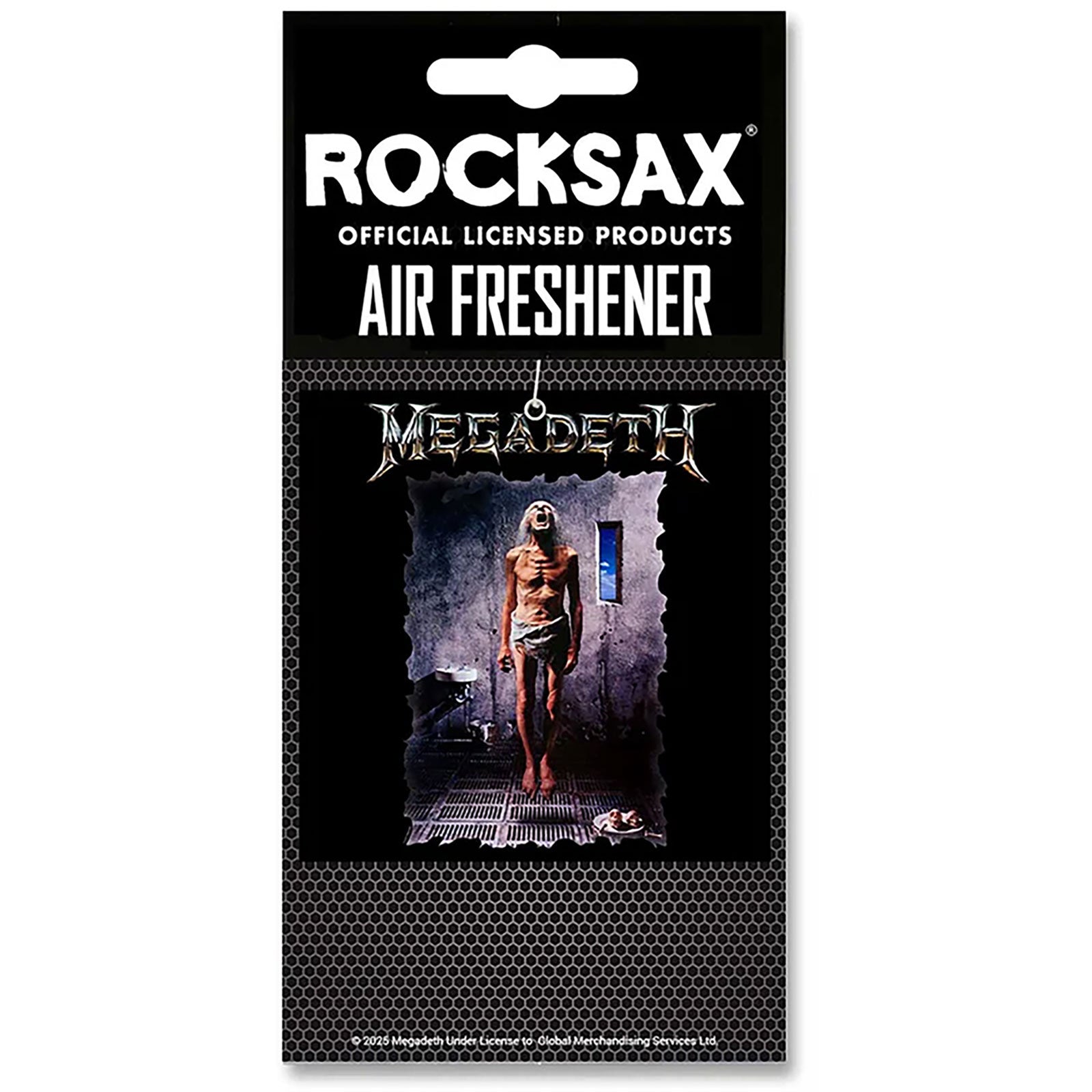 Een foto van een Megadeth Luchtverfrisser