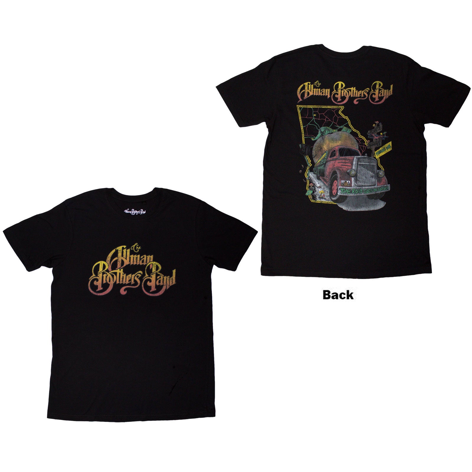 Een foto van een The Allman Brothers Band T-Shirt