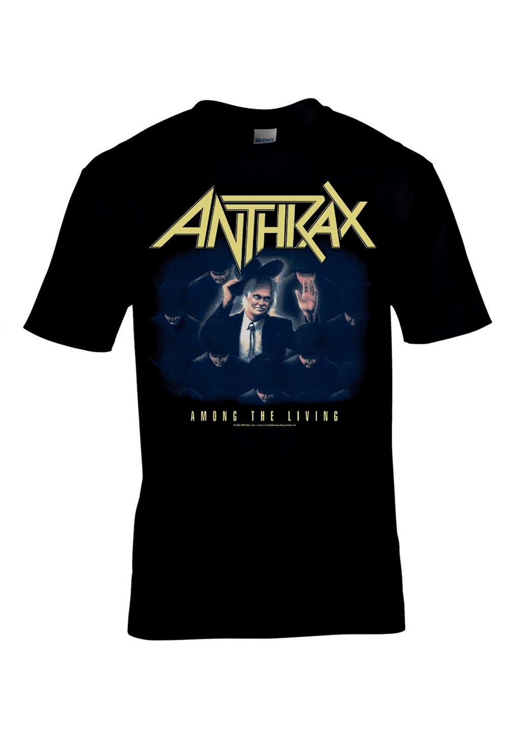 Een foto van een Anthrax T-Shirt