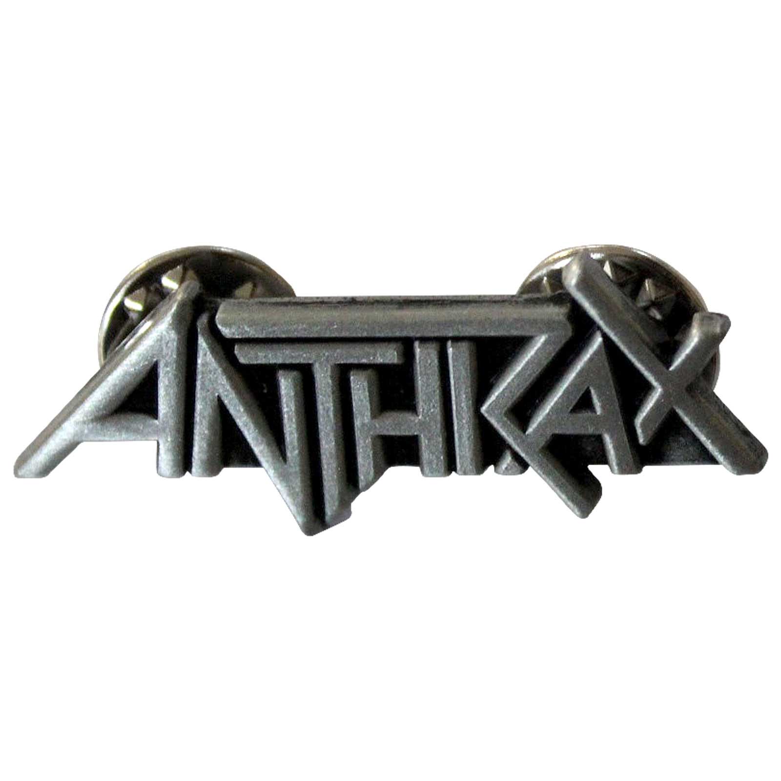 Een foto van een Anthrax Speld Badge