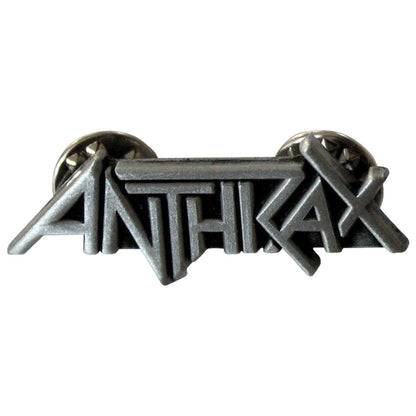 Een foto van een Anthrax Speld Badge