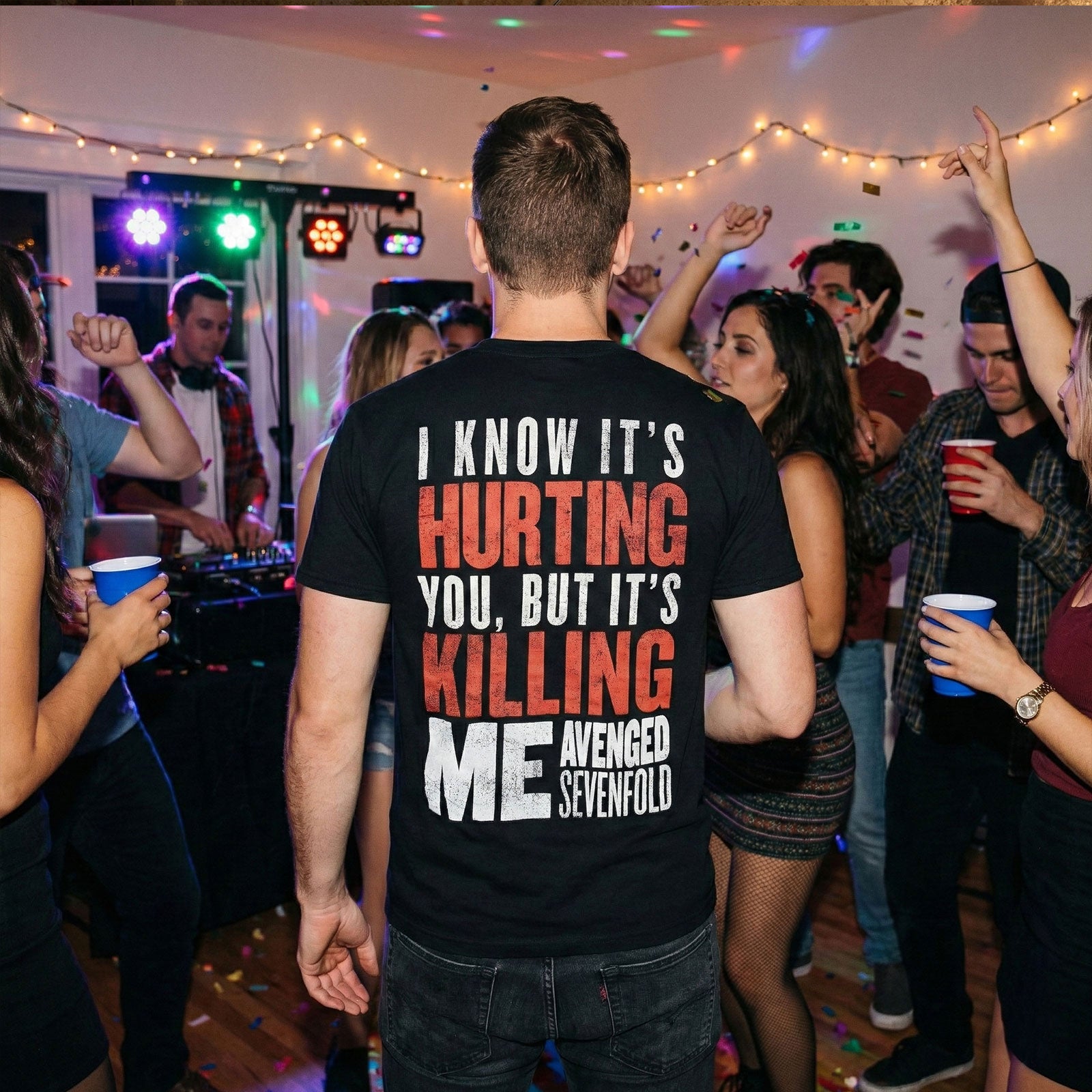 Een foto van een Avenged Sevenfold T-Shirt
