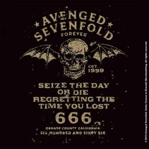 Een foto van een Avenged Sevenfold Onderzetter
