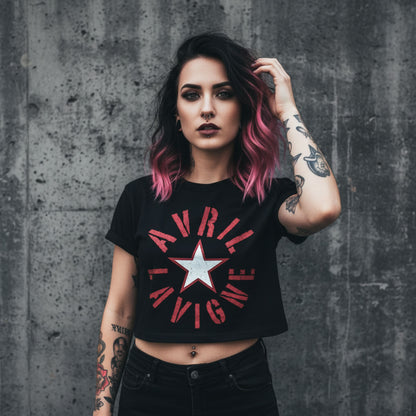 Een foto van een Avril Lavigne T-Shirt