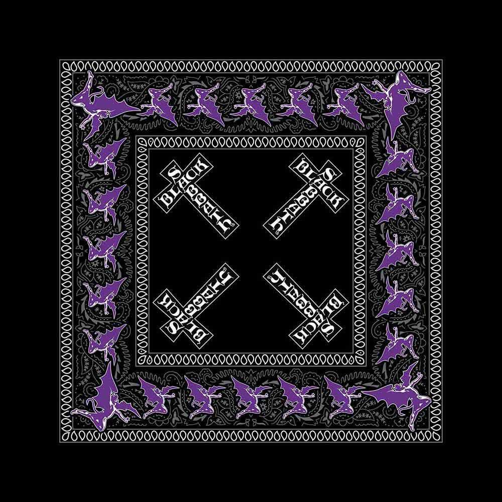 Een foto van een Black Sabbath Bandana