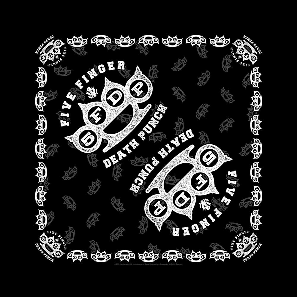 Een foto van een Five Finger Death Punch Bandana