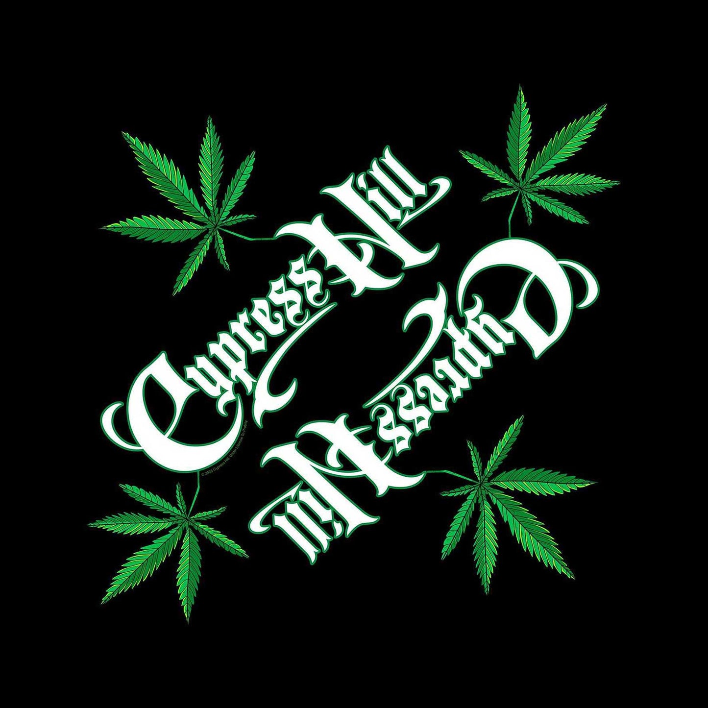 Een foto van een Cypress Hill Bandana