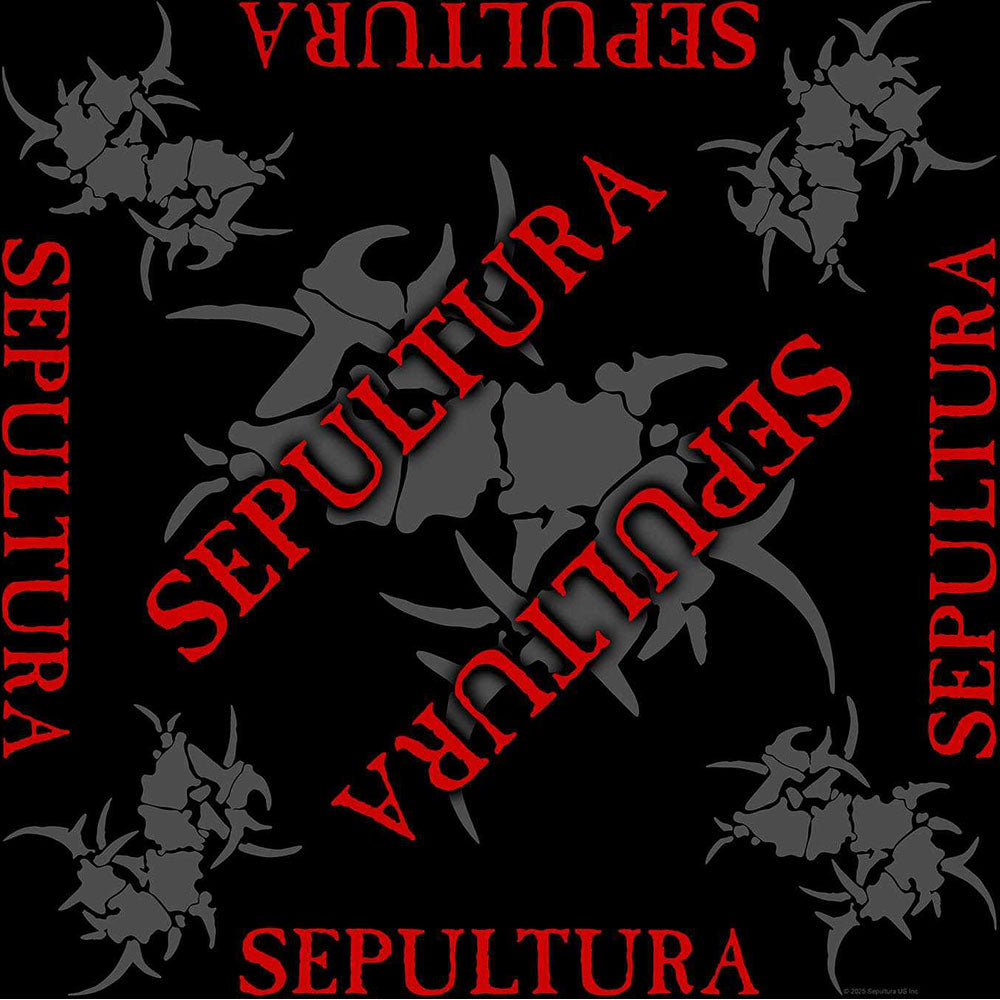 Een foto van een Sepultura Hoofddeksel