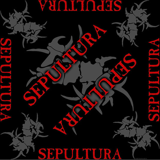 Een foto van een Sepultura Hoofddeksel