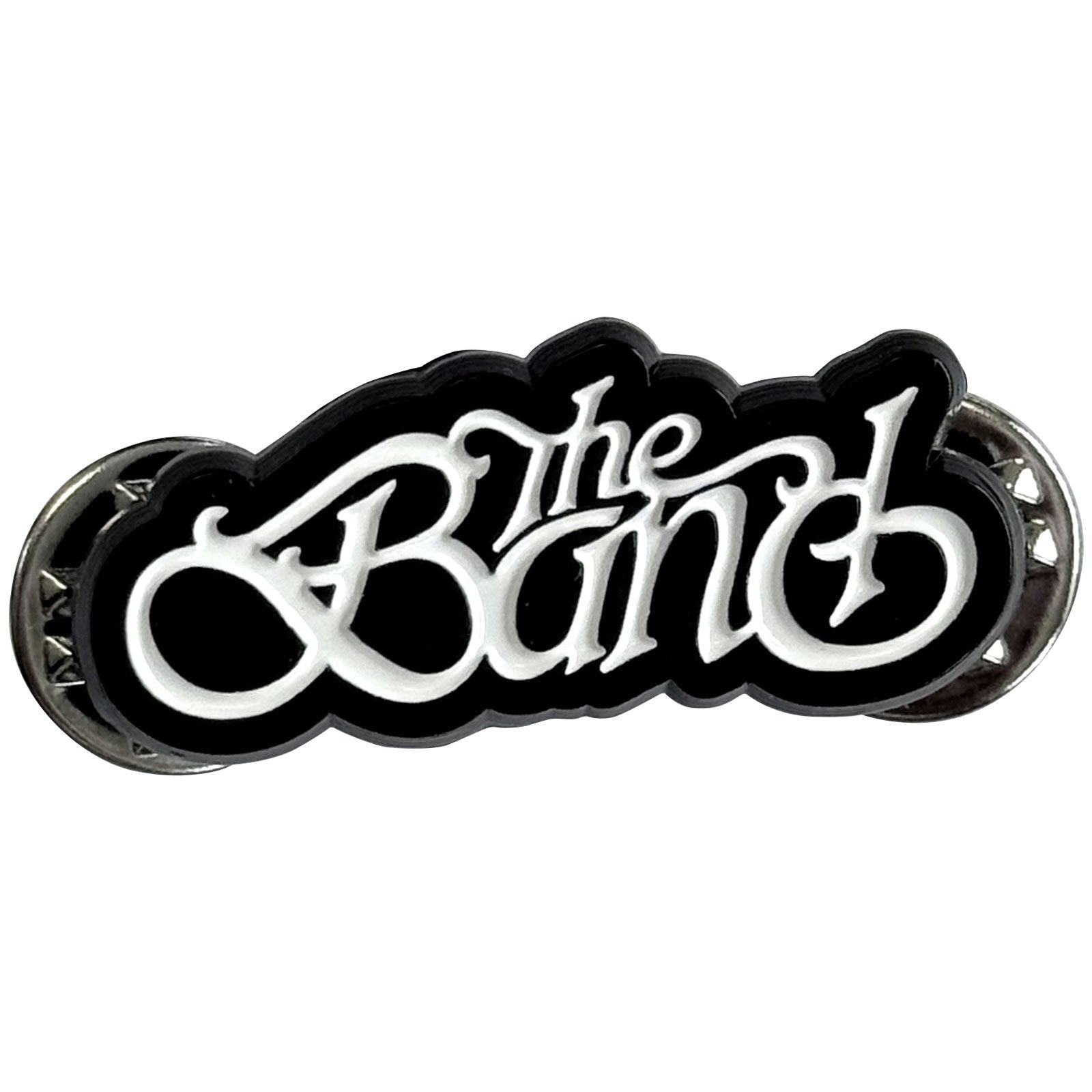 Een foto van een The Band Speld Badge