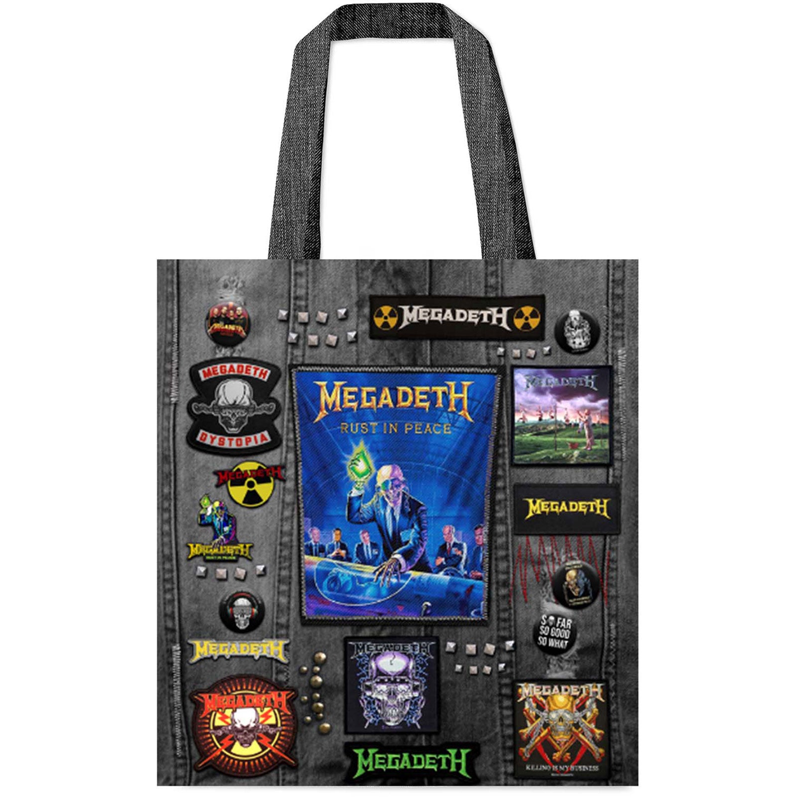 Een foto van een Megadeth Tas