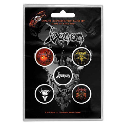 Een foto van een Venom Knop Badge Pakket