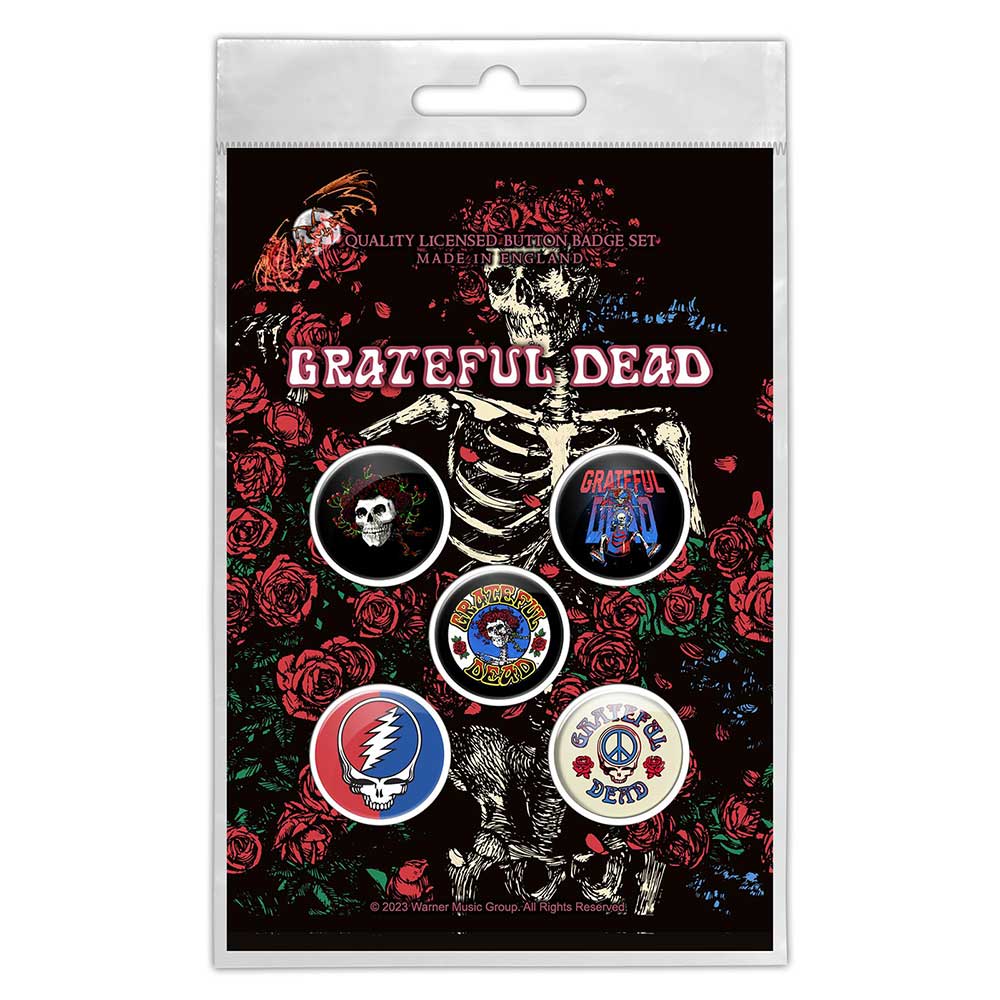 Een foto van een Grateful Dead Knop Badge Pakket