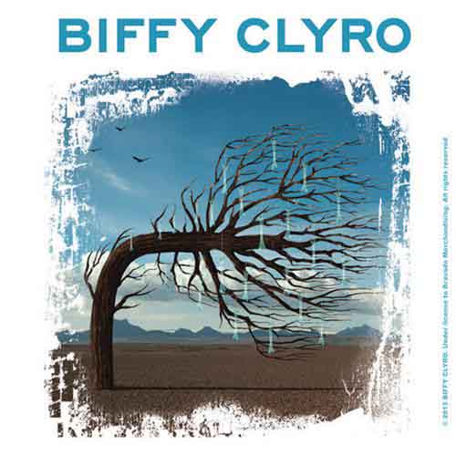 Een foto van een Biffy Clyro Enkele Kurk Onderzetter
