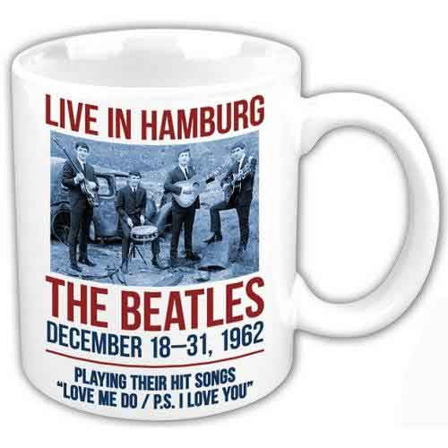 Een foto van een The Beatles Drinkartikel