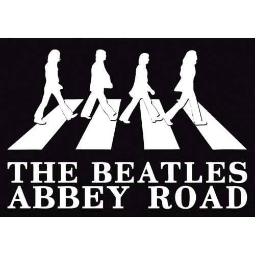 Een foto van een The Beatles Briefkaart