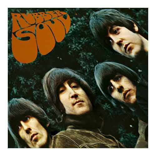 Een foto van een The Beatles Wenskaart