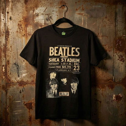 Een foto van een The Beatles T-Shirt