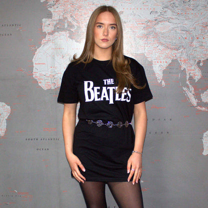 Een foto van een The Beatles T-Shirt Jurk