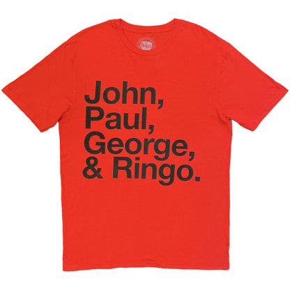 Een foto van een The Beatles T-Shirt