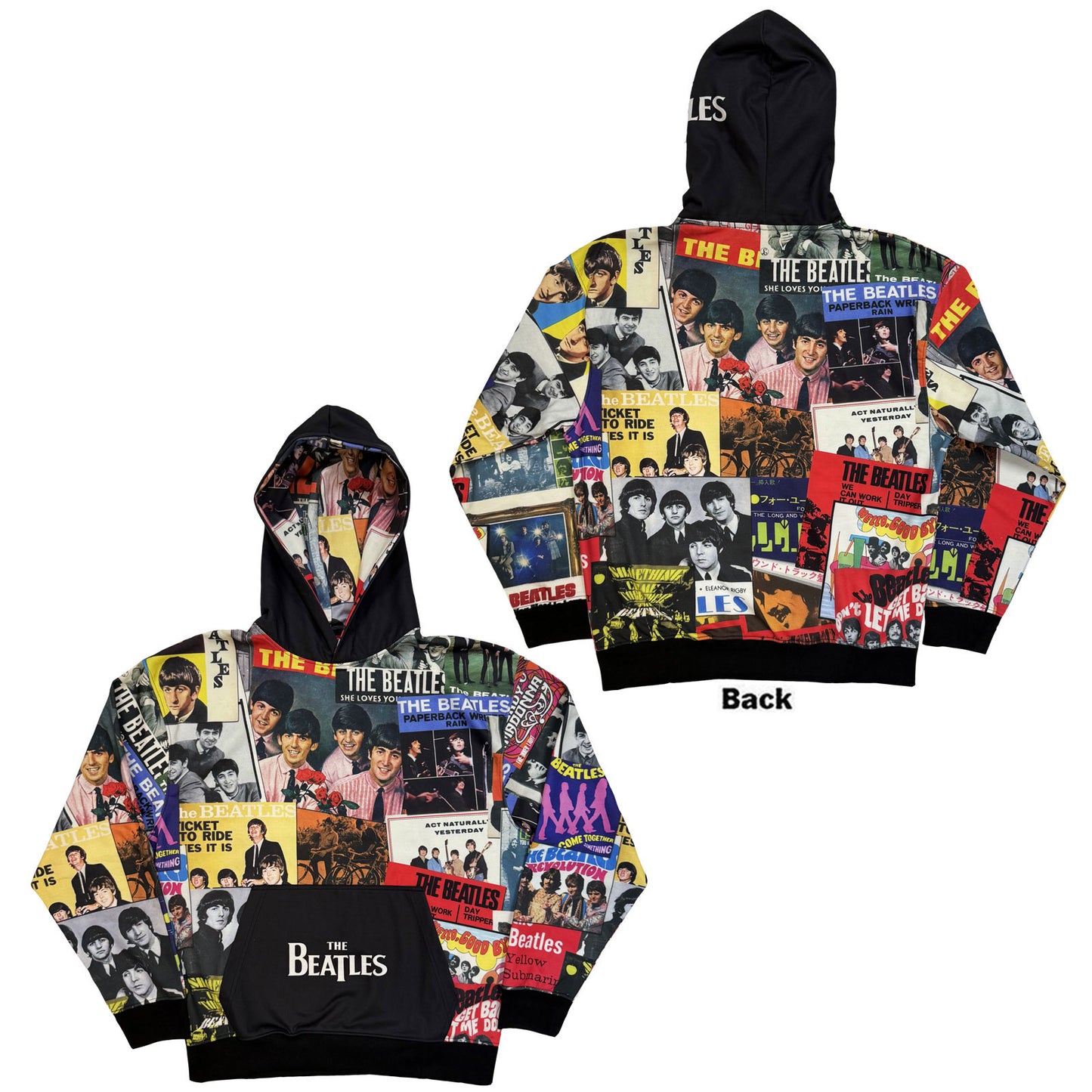 Een foto van een The Beatles Hoodie