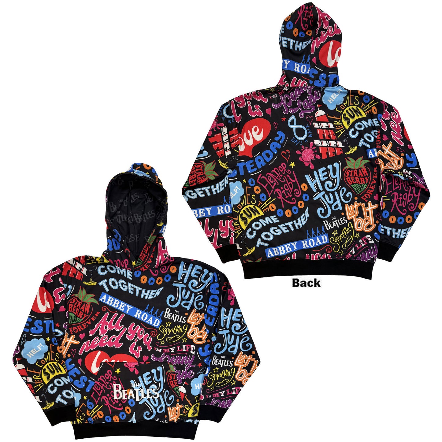 Een foto van een The Beatles Hoodie