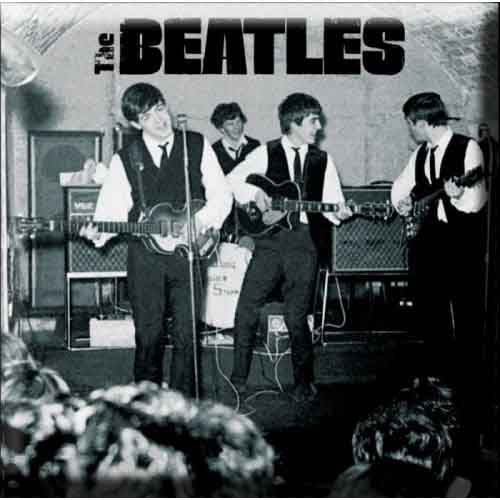 Een foto van een The Beatles Koelkastmagneet