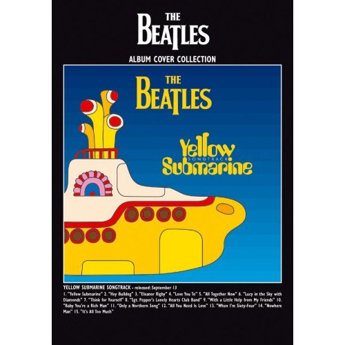Een foto van een The Beatles Briefkaart