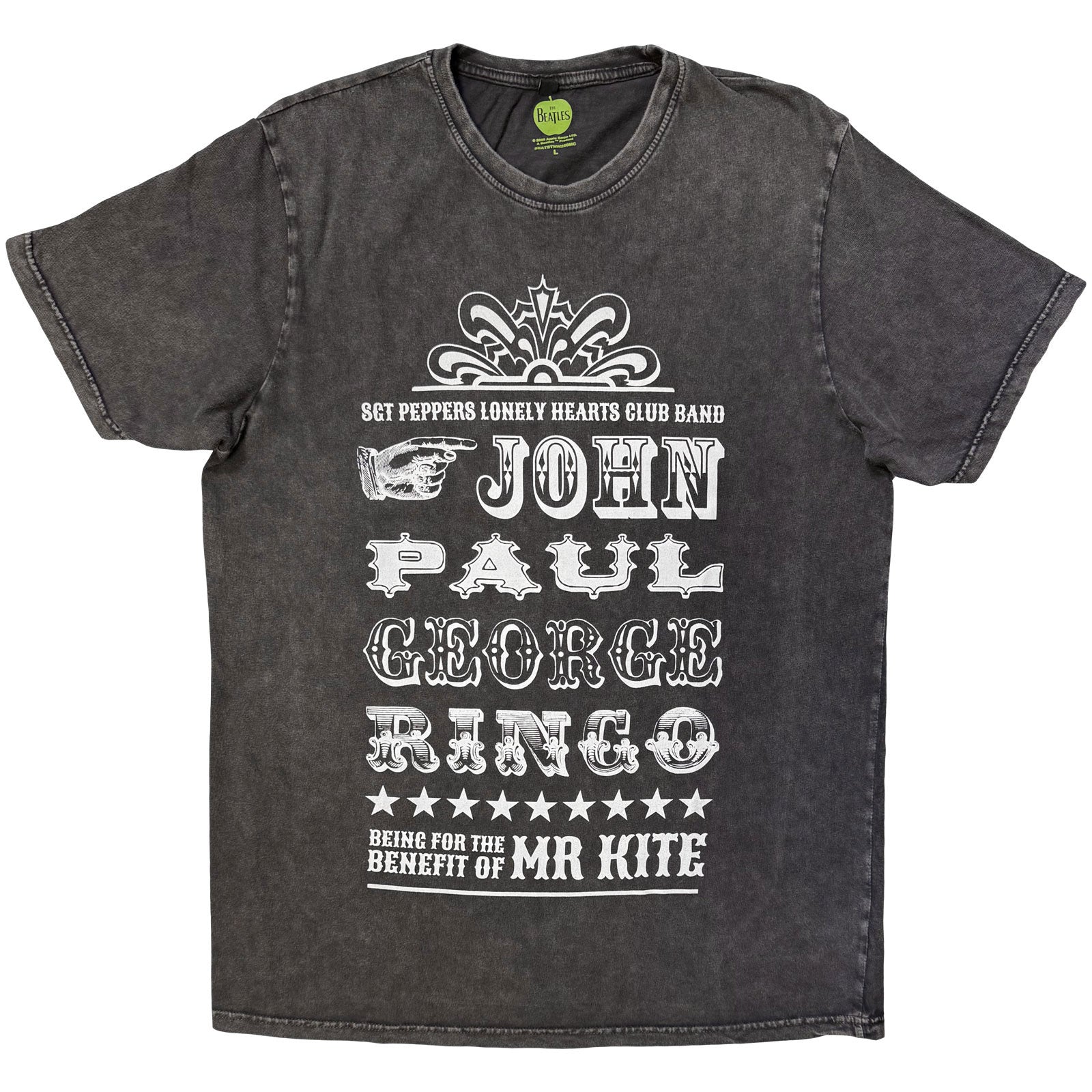 Een foto van een The Beatles T-Shirt