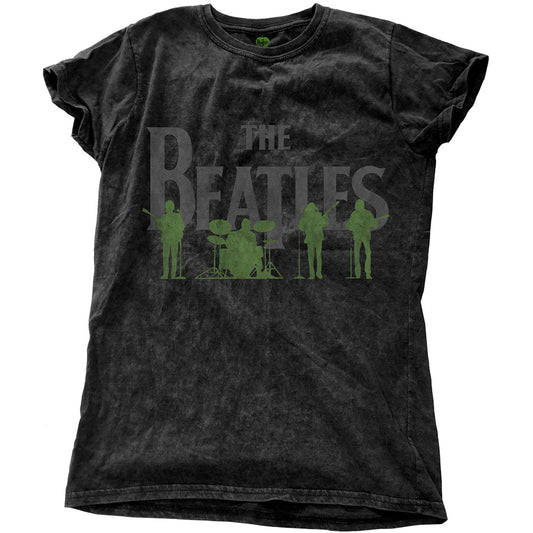 The Beatles Ladies T-Shirt: Saville Row Line-Up (Wash Collection) T-Shirt