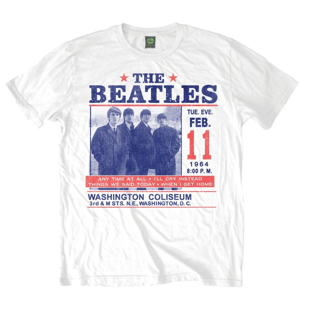 The Beatles Unisex T-Shirt: Washington Coliseum T-Shirt