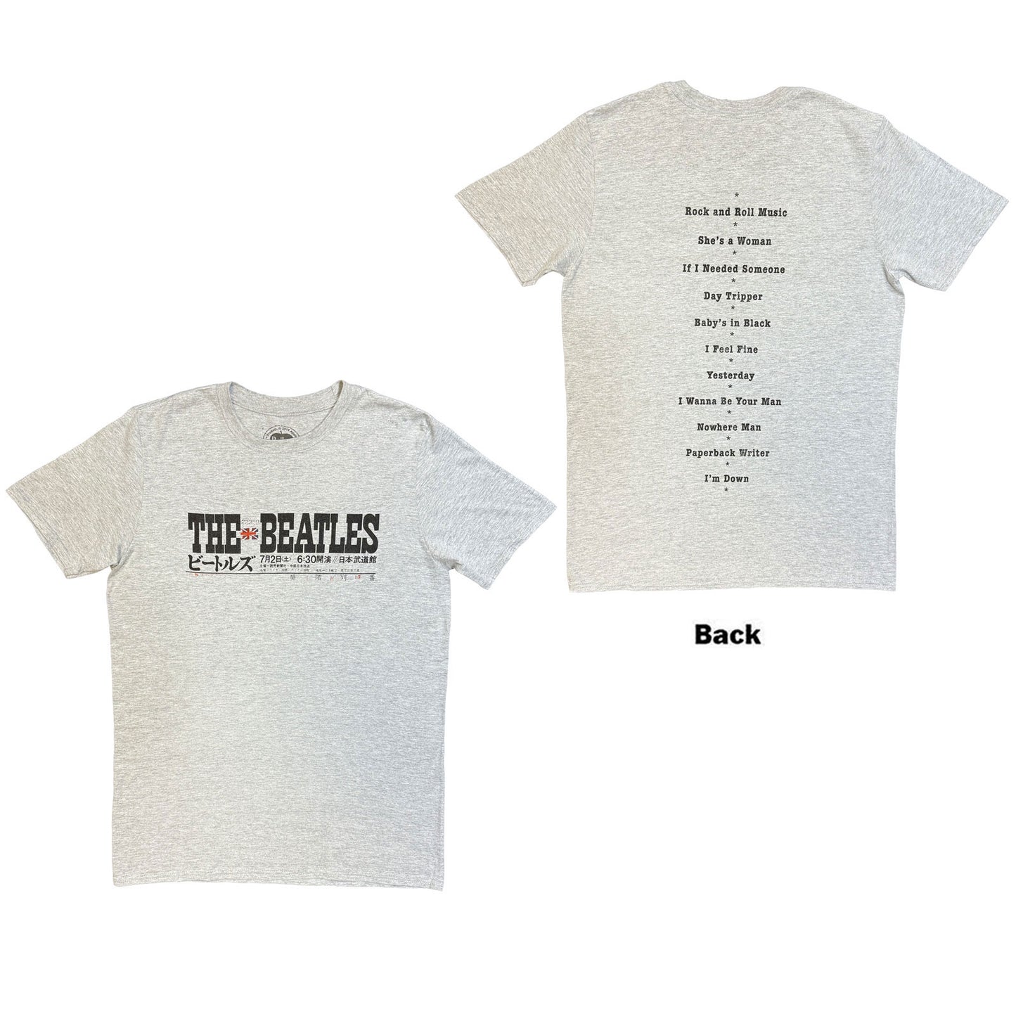 Een foto van een The Beatles T-Shirt