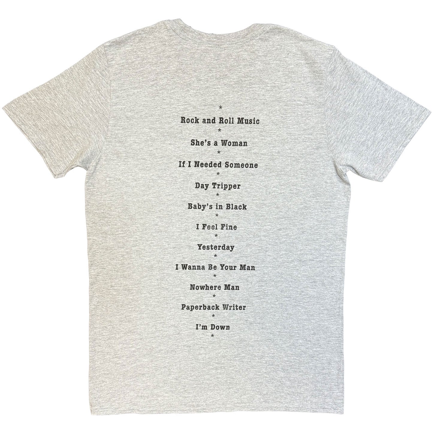 Een foto van een The Beatles T-Shirt
