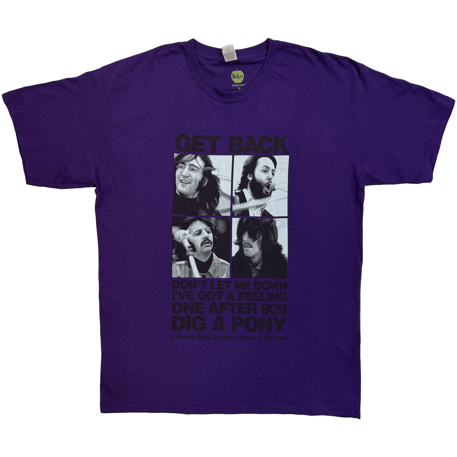 Een foto van een The Beatles T-Shirt