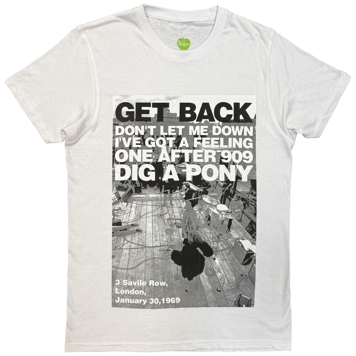 Een foto van een The Beatles T-Shirt