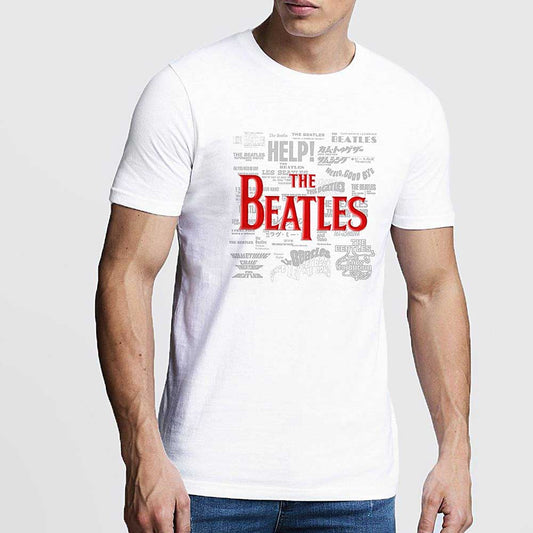 Een foto van een The Beatles T-Shirt