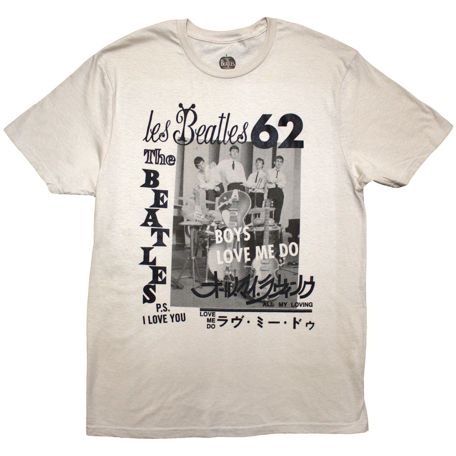 Een foto van een The Beatles T-Shirt