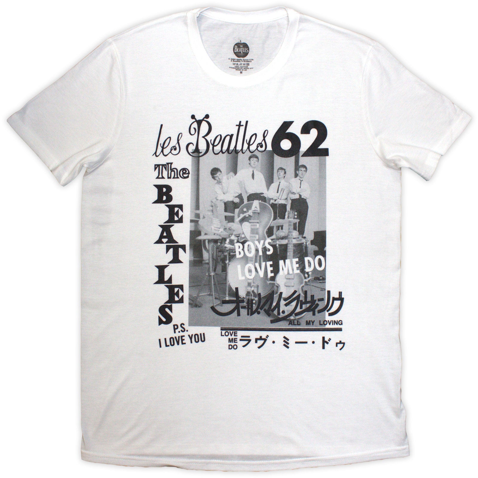 Een foto van een The Beatles T-Shirt