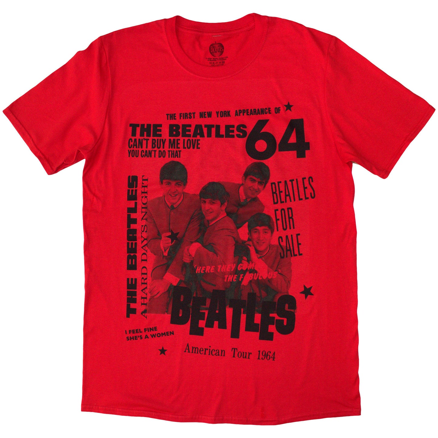 Een foto van een The Beatles T-Shirt