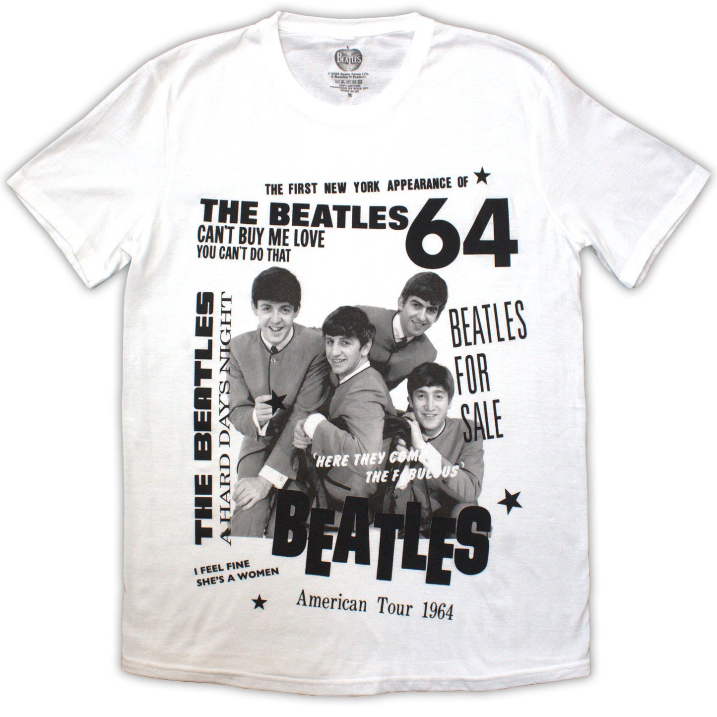 Een foto van een The Beatles T-Shirt