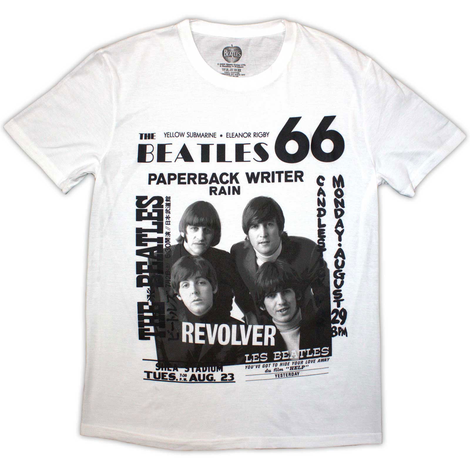 Een foto van een The Beatles T-Shirt