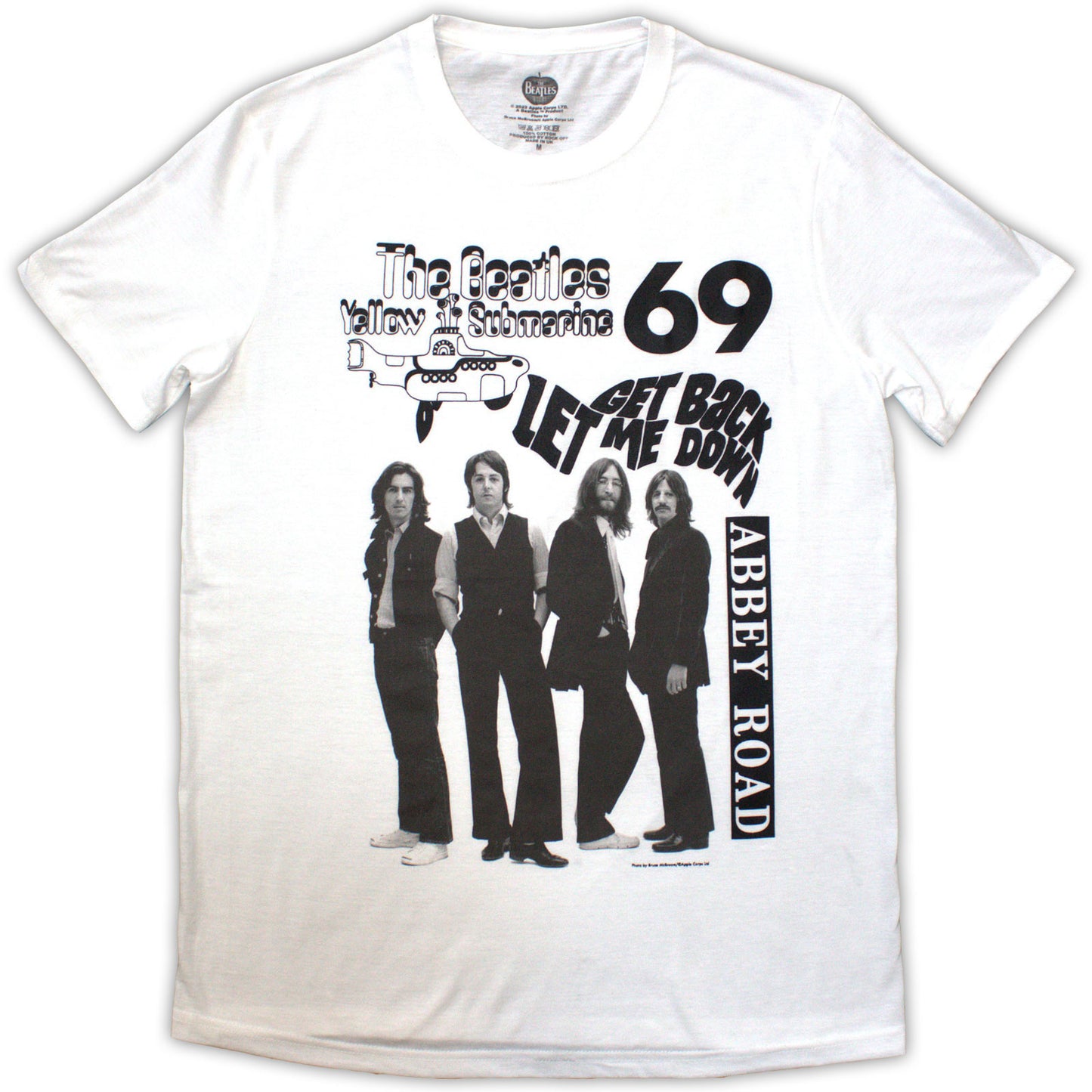 Een foto van een The Beatles T-Shirt