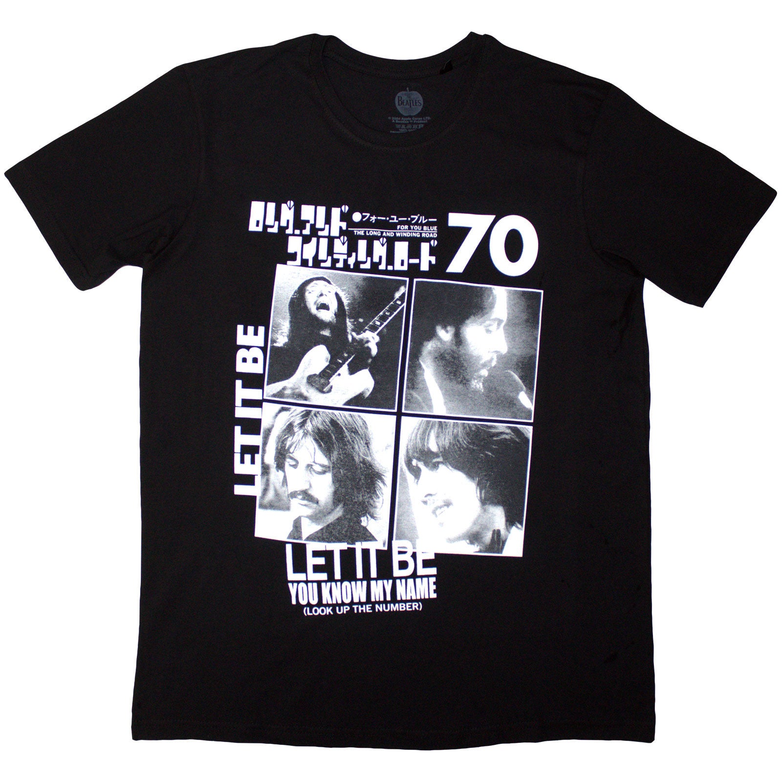 Een foto van een The Beatles T-Shirt