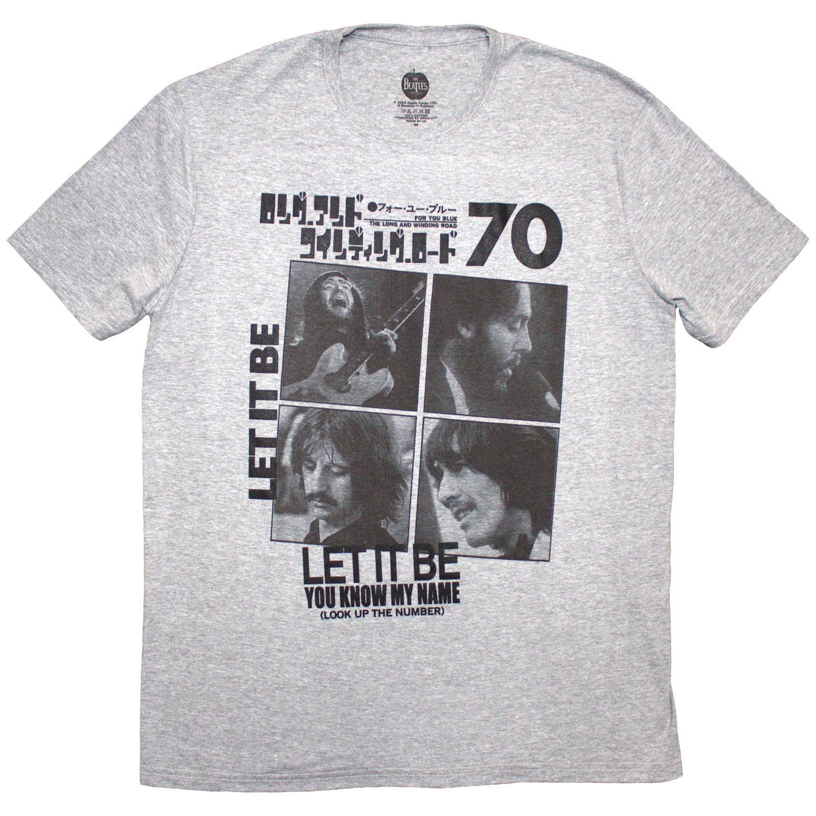 Een foto van een The Beatles T-Shirt