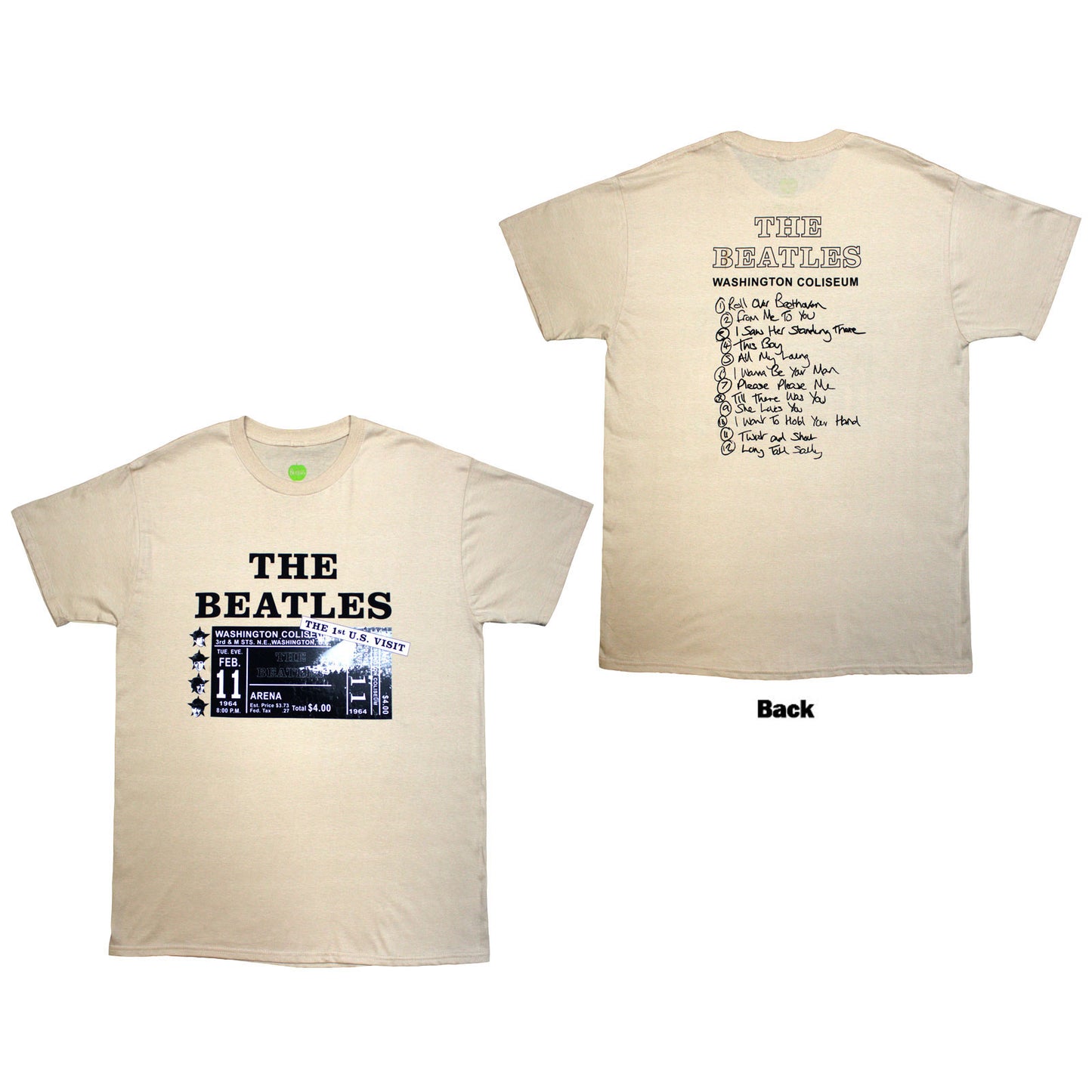 Een foto van een The Beatles T-Shirt
